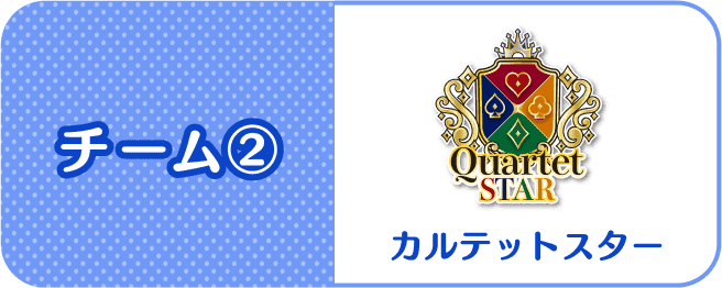 チーム2：QuartetSTAR(カルテットスター)
