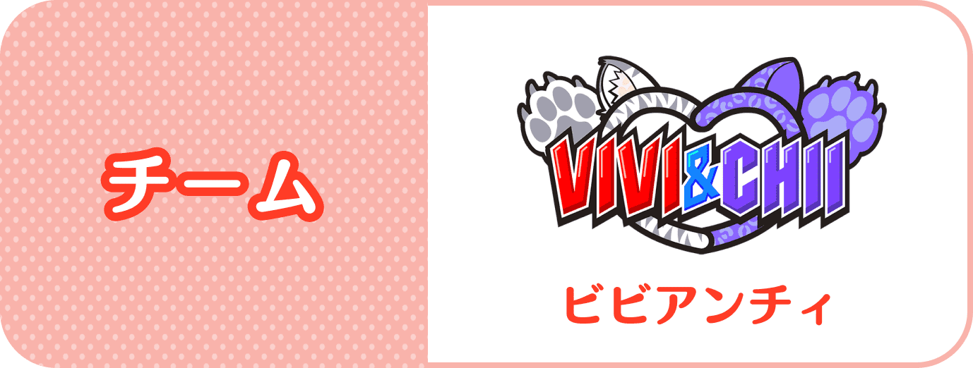 チーム：VIVI&CHII(ビビアンチィ)