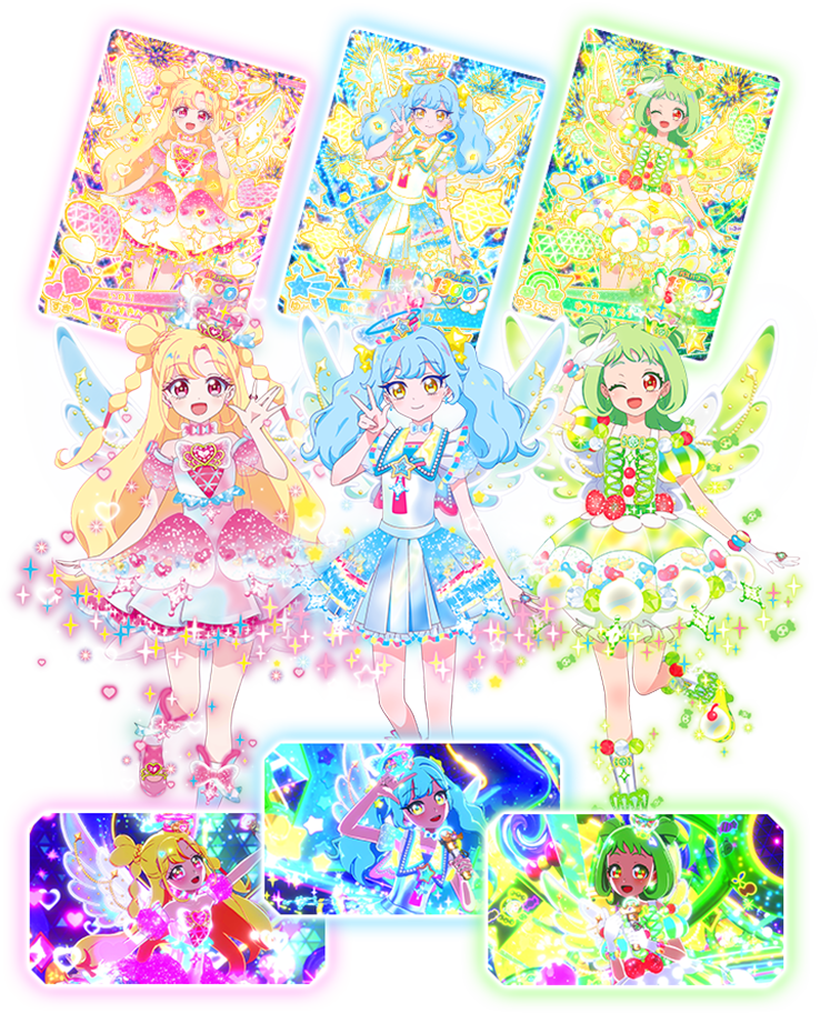 キラキラのカードを動かしてライブ！新シリーズ「おねがいアイプリ１だん」4月2日（木）から稼動スタート！