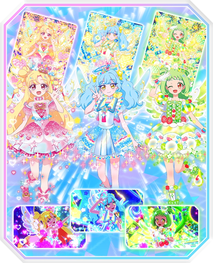 キラキラのカードを動かしてライブ！新シリーズ「おねがいアイプリ 1だん」4月2日（木）から稼動スタート！