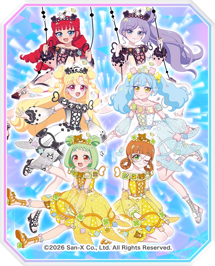 サンエックスユニバースコラボのアイプリカードが登場！