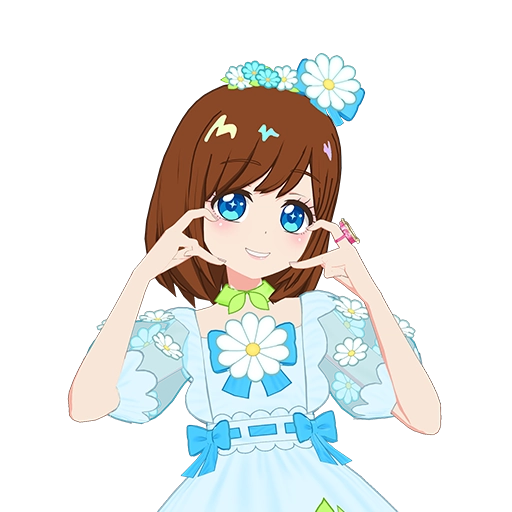 フラワーメモリーペールブルー