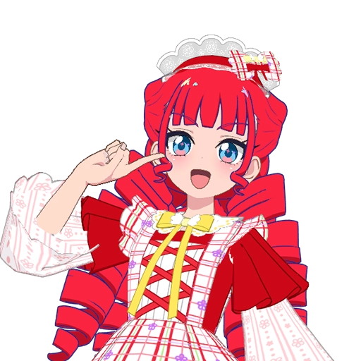 エプロンブーケレッド