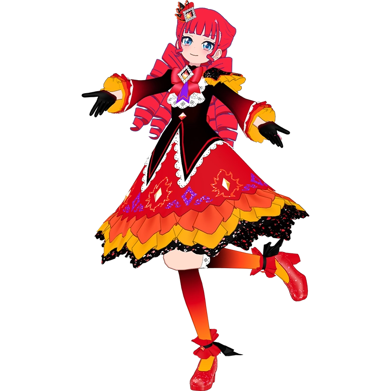 ゴシックフレアレッド