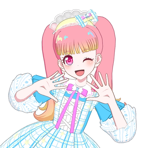 エプロンブーケライトブルー