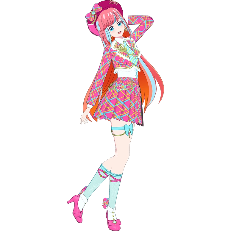 プリマジチェックピンク