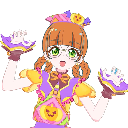 パンプキンハロウィンパープル