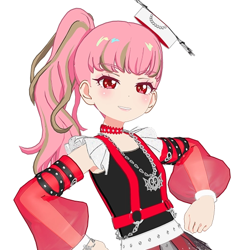 パンキッシュハートレッド