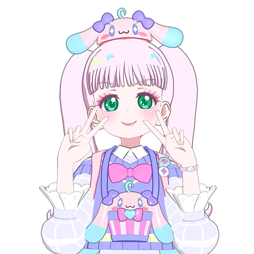 プリうさおでかけパープル