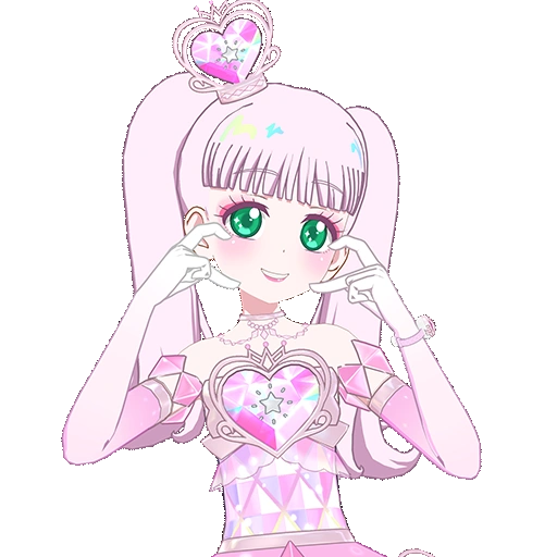 アイドルのクリスタルラブリーピンク