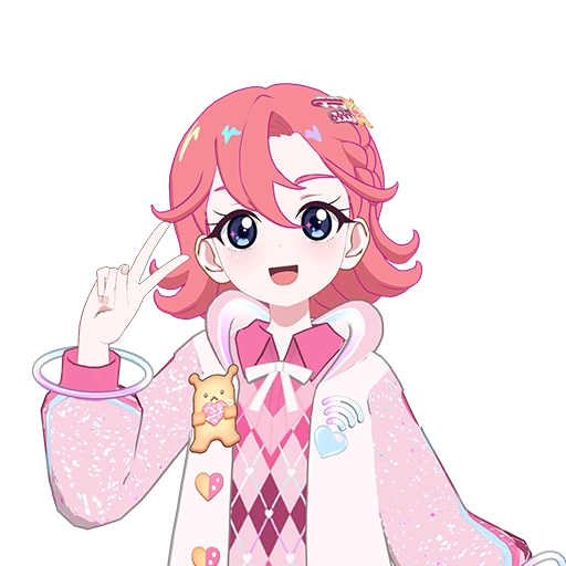 バレンタインクッキーラブリーホワイトピンク