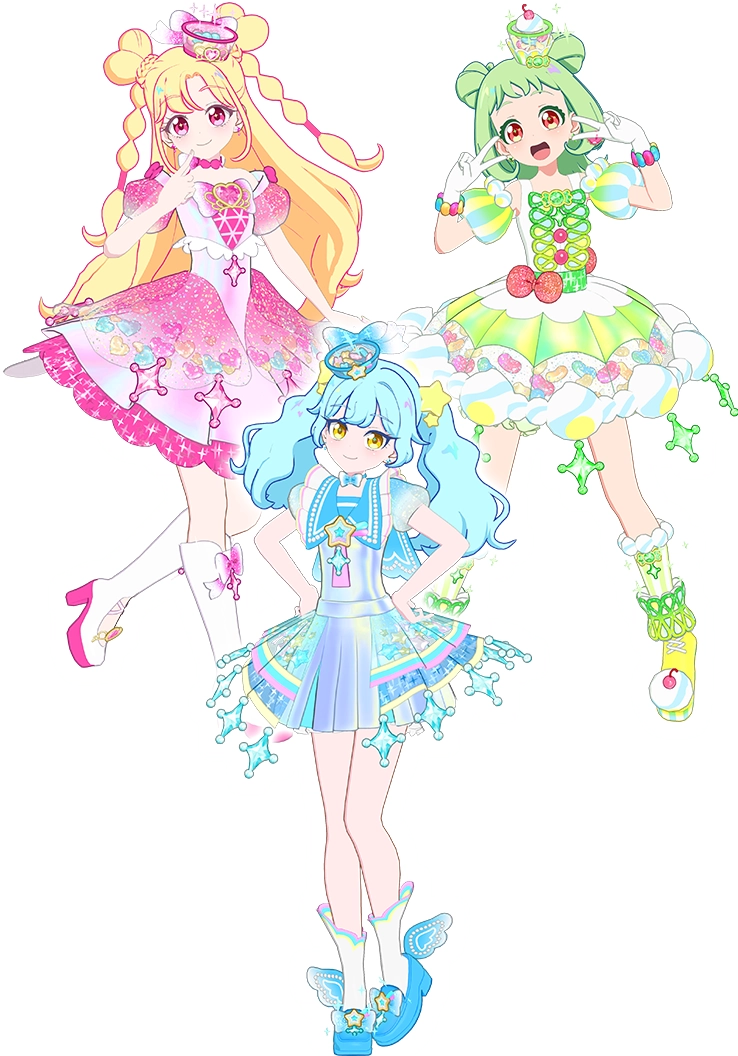 「いのり」「あおい」「ぐみ」のバズリウムコーデが登場！