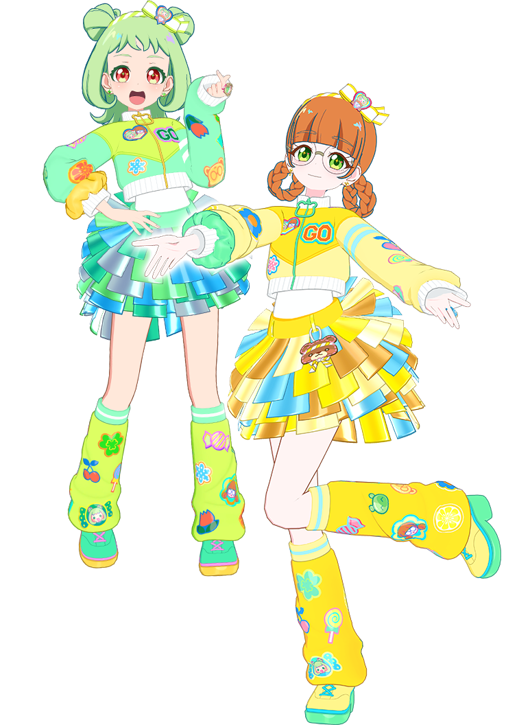 ぐみとおりびあのデュオコーデが登場！
