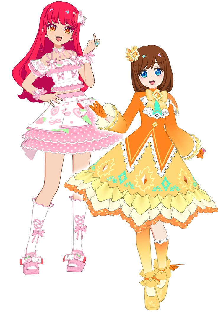 フルコーデガチャおねがい3だん後半のかわいいコーデ