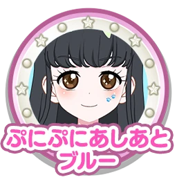 ぷにぷにあしあとブルー